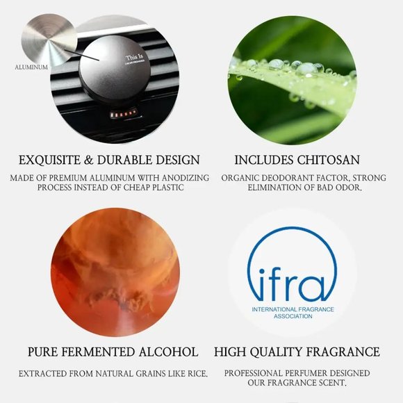 This Is Gold Car Vent Clip On Air Freshener Scent Gift Set - Picture 9 of 11